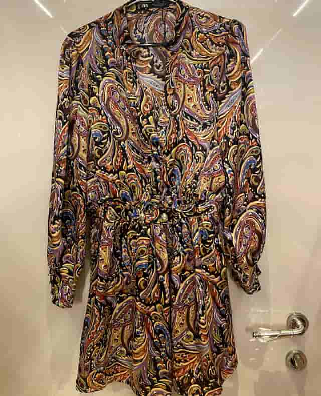 Zara Abstract Print Dress